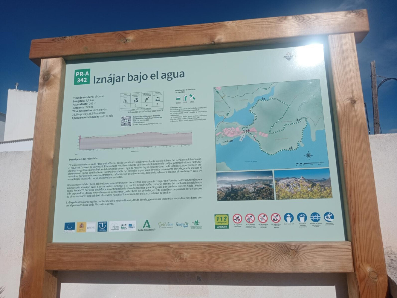 PR-A 342 – Iznájar unter Wasser