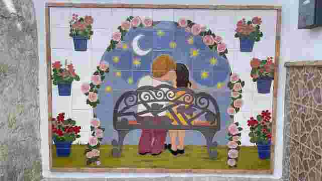 Mural Donde las estrellas se hacen confidencias
