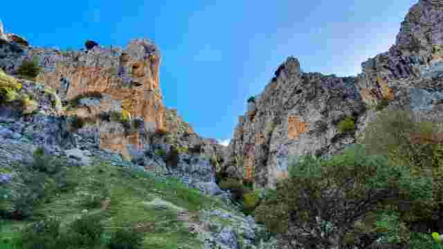 Schlucht des Flusses Bailón